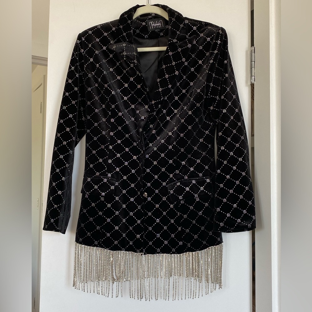 Black Embellish Blazer